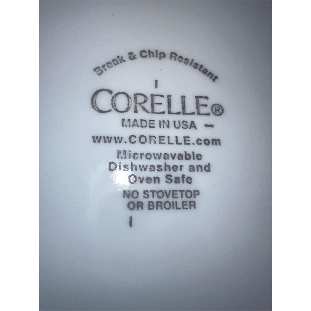 Vintage Set Of 4 Corelle Rosemarie Pattern Soup Bowls EVC - Picture 4 of 7